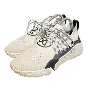 G/FORE G4 MG4.1 WHITE KNITED SPIKELESS GOLF SHOES SNEAKERS SIZE 8.5 FORE PLAY